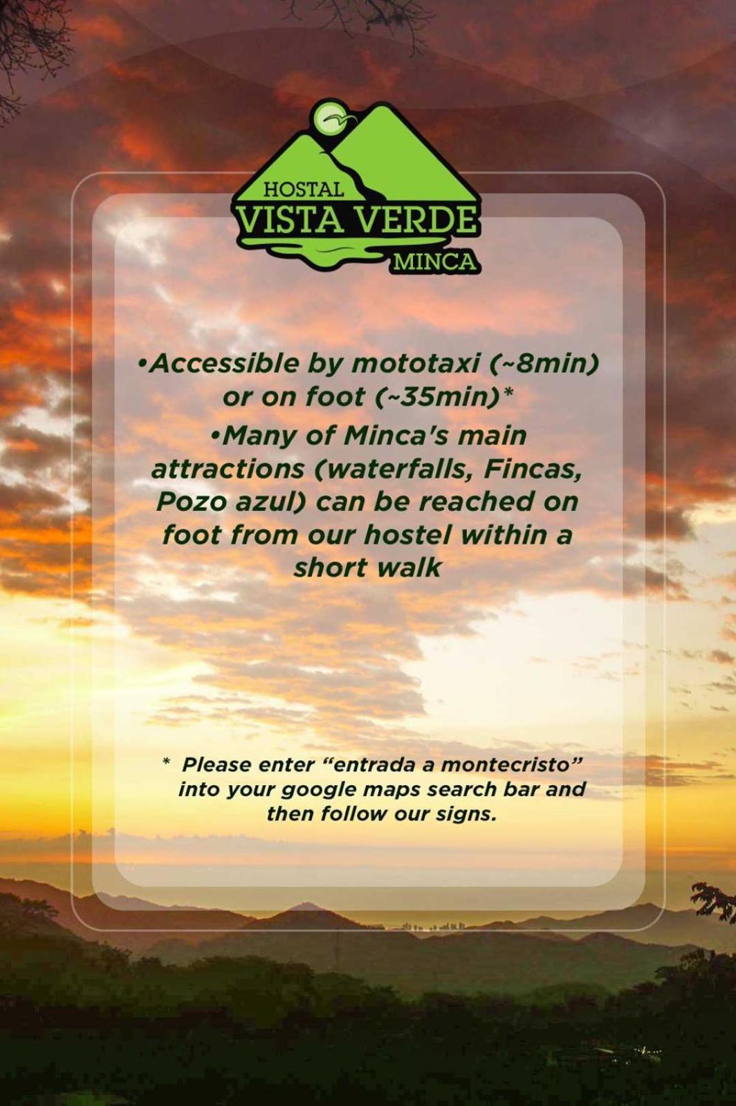 Hostal Vista Verde Minca Exterior photo